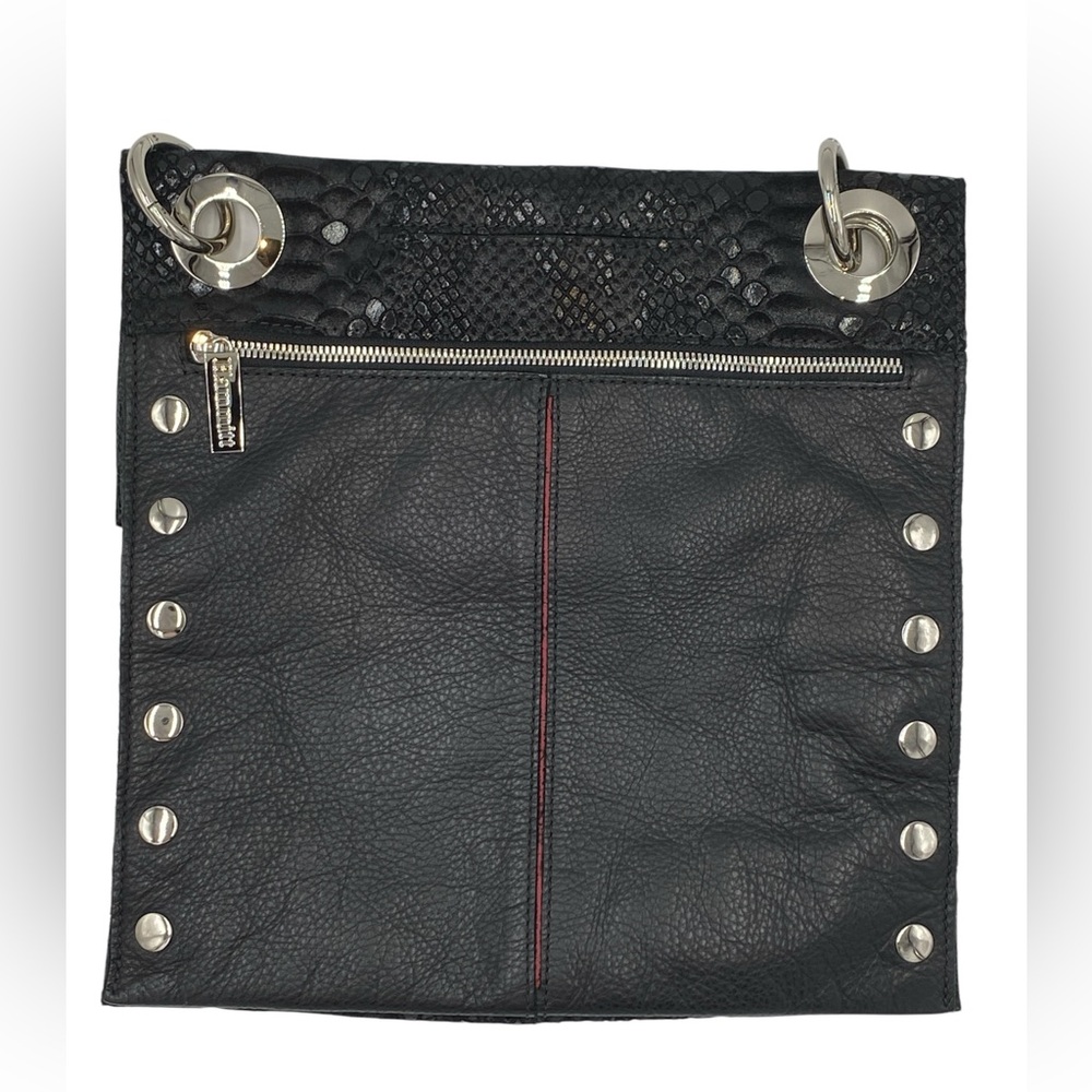 Hammitt Montana Large Reversible Black Leather Crossbody Bag RARE - Picture 3 of 10
